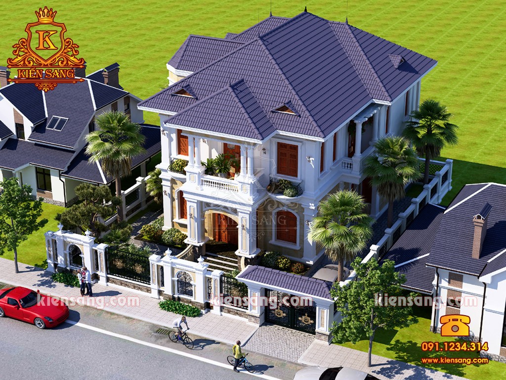 Bản vẽ thiết kế biệt thự tại Bình Thuận