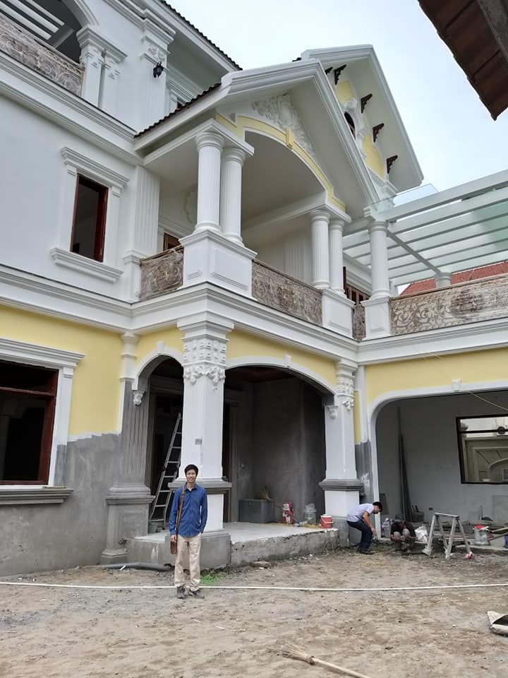 Cập nhật tiến độ xây dựng mẫu biệt thự 3 tầng tại Từ Sơn, Bắc Ninh