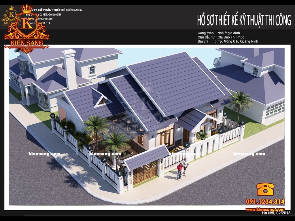 Giới thiệu mẫu nhà phố 1 tầng hiện đại tại Quảng Ninh