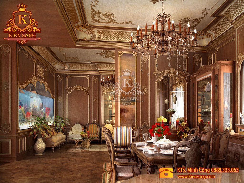 Phòng khách cổ điển