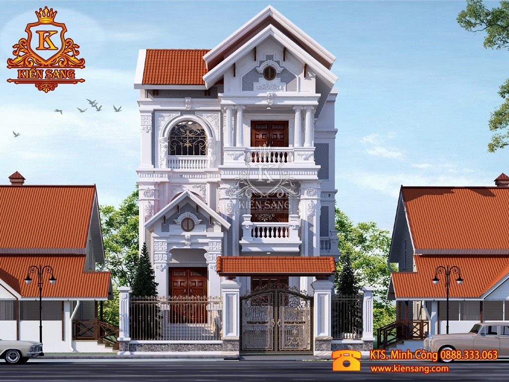 Biệt thự 3 tầng cổ điển tại Đà Nẵng