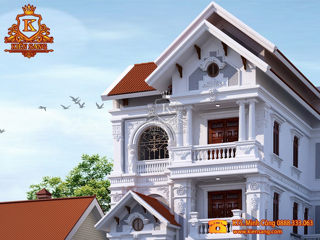 Biệt thự 3 tầng cổ điển tại Lào Cai