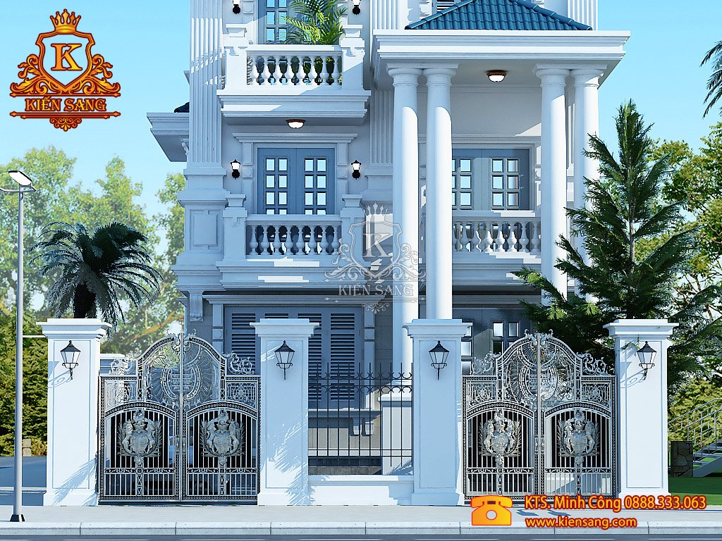 Thiết kế nhà phố tại Hậu Giang