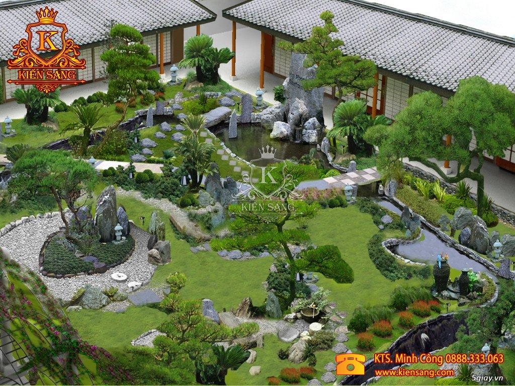 Tiểu cảnh sân vườn tại Hà Nội