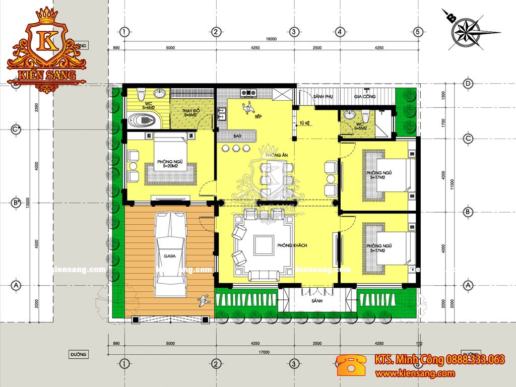 Biệt thự 2 tầng tân cổ điển tại Hai Bà Trưng