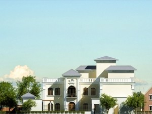 Biệt thự 2 tầng cổ điển 2 mặt tiền