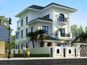 Biệt thự 3 tầng tân cổ điển tại Gia Lâm