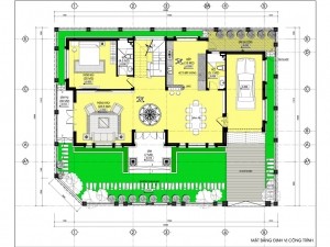 Biệt thự 2 tầng hiện đại 2 mặt tiền