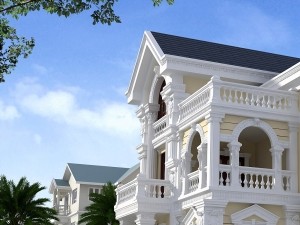 Biệt thự 3 tầng cổ điển 2 mặt tiền