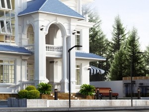 Biệt thự 3 tầng cổ điển Châu Âu