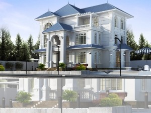 Biệt thự 3 tầng cổ điển Châu Âu