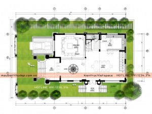Biệt thự 4 tầng cổ điển tại Từ Sơn