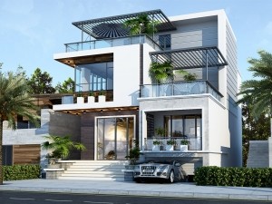 Nhà phố 2 tầng hiện đại 250m2
