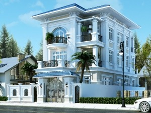 Nhà phố 3 tầng tân cổ điển tại Thanh Xuân