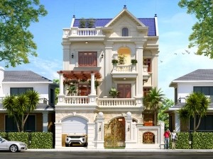 Biệt thự 3 tầng cổ điển tại Hoài Đức