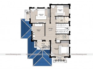 Biệt thự 2 tầng hiện đại 110m2