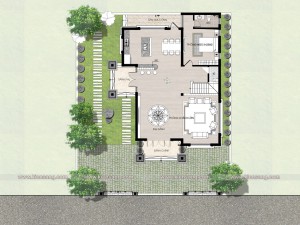 Biệt thự 3 tầng tân cổ điển 130m2