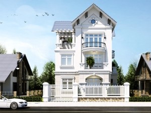 Nhà phố 3 tầng tân cổ điển tại Sơn Tây