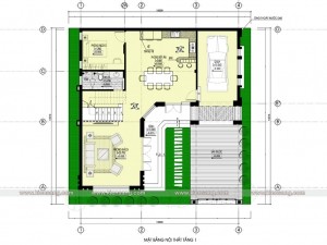 Biệt thự 2,5 tầng tân cổ điển 120m2