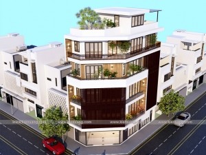 Biệt thự 6 tầng hiện đại 88m2