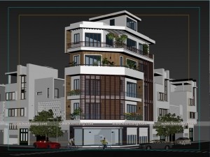 Biệt thự 6 tầng hiện đại 88m2