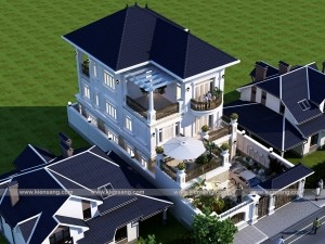 Biệt thự 3 tầng tân cổ điển 150m2