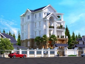 Biệt thự 5 tầng tân cổ điển 150m2