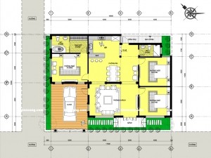 Biệt thự 2 tầng tân cổ điển tại Móng Cái