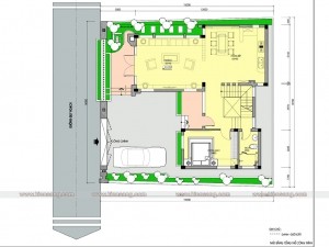 Biệt thự 3 tầng hiện đại 110m2