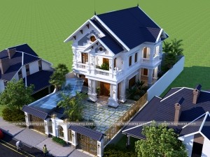 Biệt thự 2 tầng tân cổ điển 150m2