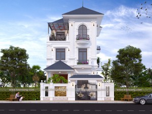 Mẫu biệt thự 3 tầng tân cổ điển tại Thanh Hóa