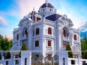 Biệt thự 3 tầng tân cổ điển 300m2