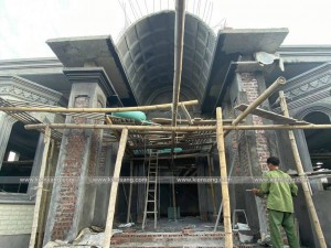 Mẫu biệt thự 1 tầng tân cổ điển tại Hải Phòng