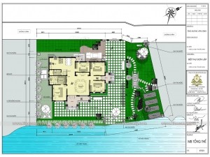 Biệt thự 1 tầng tân cổ điển 220m2