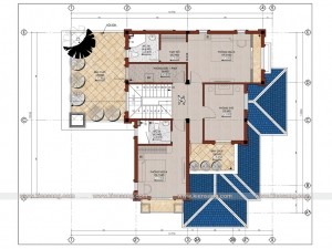 Biệt thự 2 tầng tân cổ điển 135m2