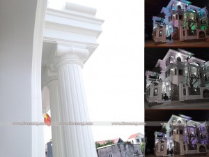 Mẫu biệt thự 3 tầng tân cổ điển tại Vĩnh Phúc