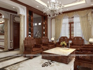 Thiết kế biệt thự 1 tầng 3 phòng ngủ tại Ninh Giang - Hải Dương