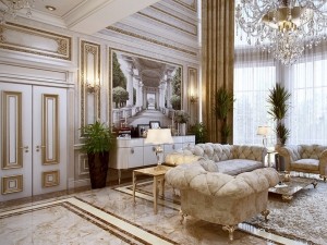 Nội thất biệt thự tân cổ điển tại Thạch Thất