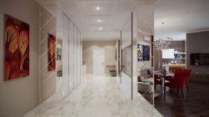 Nội thất chung cư tân cổ điển tại Long Biên