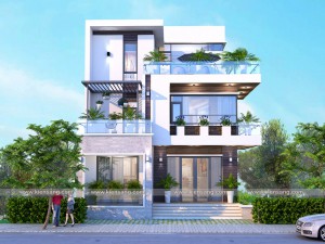 Biệt thự 3 tầng hiện đại 150m2 tại An Giang