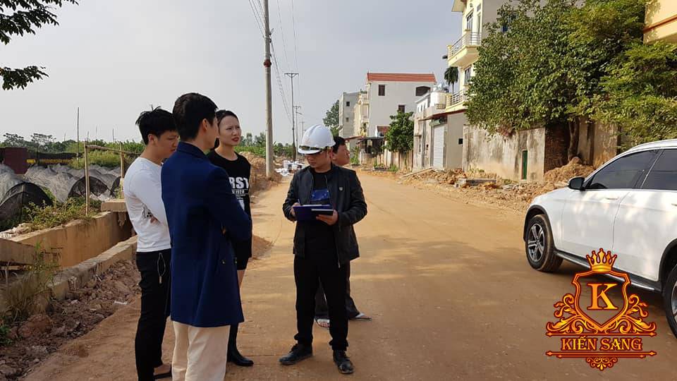 Khảo sát hiện trạng khu đất xây dựng tại Hoài Đức, Hà Nội