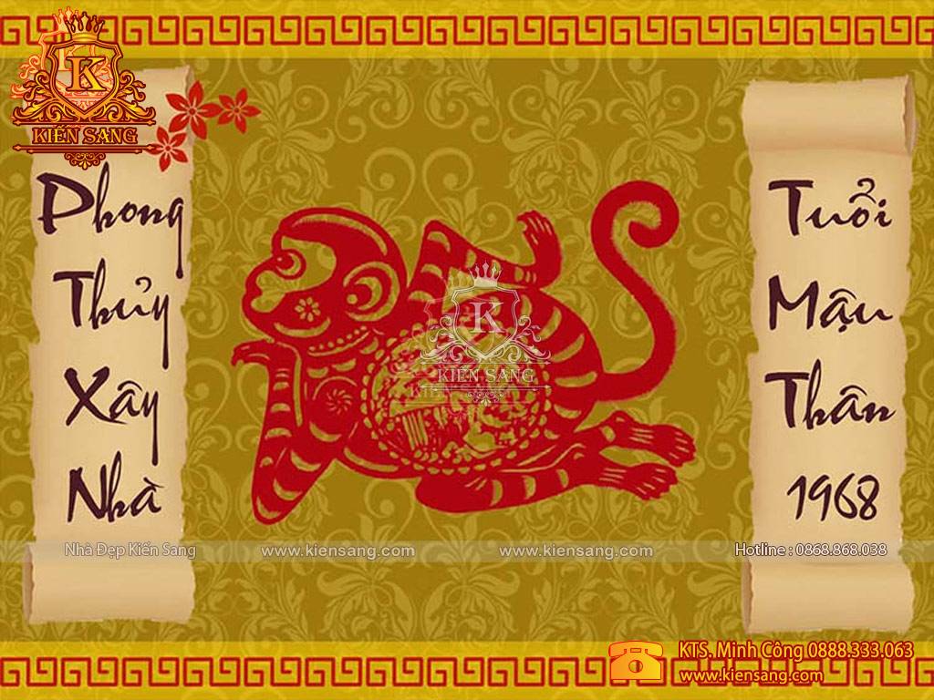 Tuổi 1968 làm nhà năm nào đẹp nhất