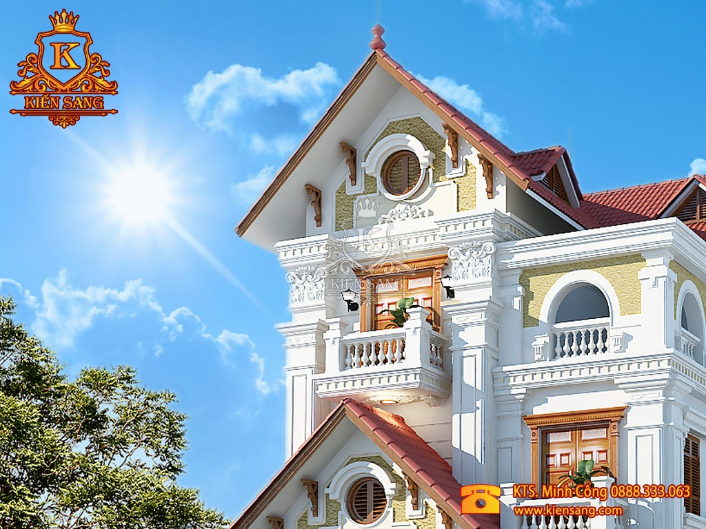 Biệt thự 3 tầng cổ điển tại Lào Cai